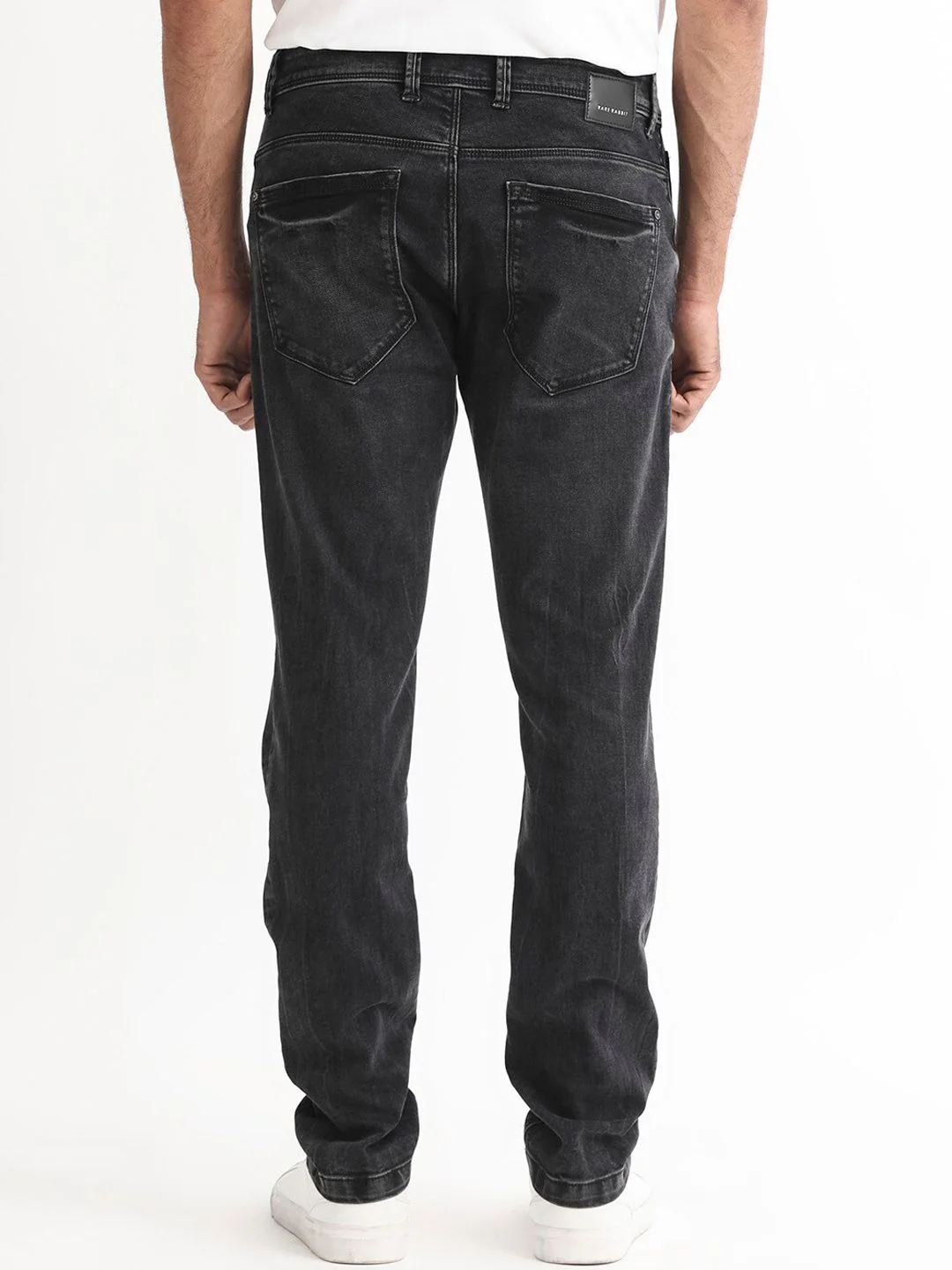 RARE RABBIT Men Reney Slim Fit Mid-Rise Stretchable Jeans - Image 4