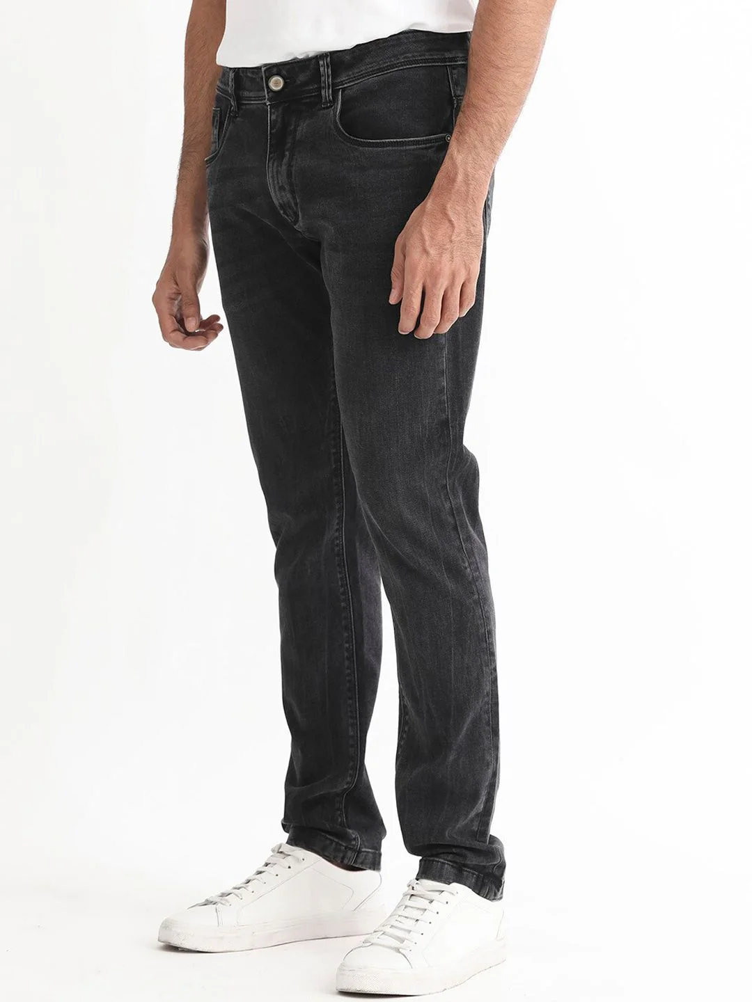 RARE RABBIT Men Reney Slim Fit Mid-Rise Stretchable Jeans - Image 5