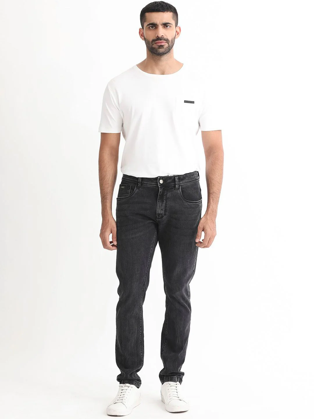 RARE RABBIT Men Reney Slim Fit Mid-Rise Stretchable Jeans - Image 6