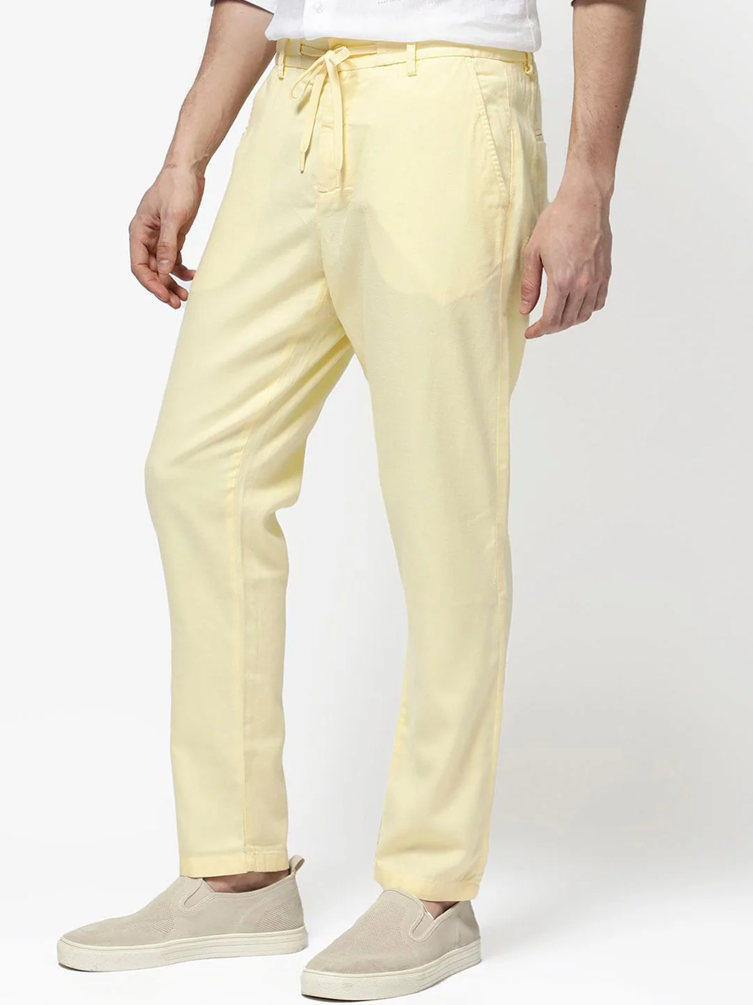 RARE RABBIT Men Reric Mid Rise Regular Fit Trouser - Image 3