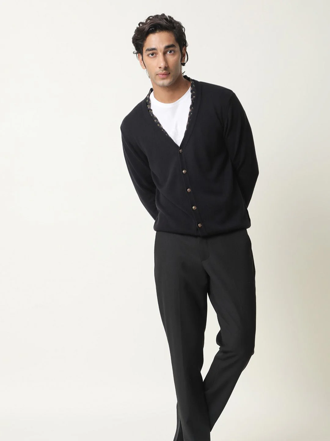 RARE RABBIT Men Richer Slim Fit Sweater - Image 5