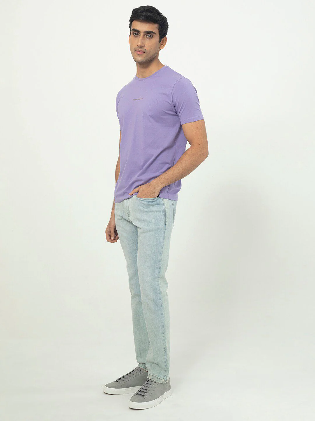 RARE RABBIT Men Rings-4 Slim Fit Solid Polo Collar T-Shirt - Image 13