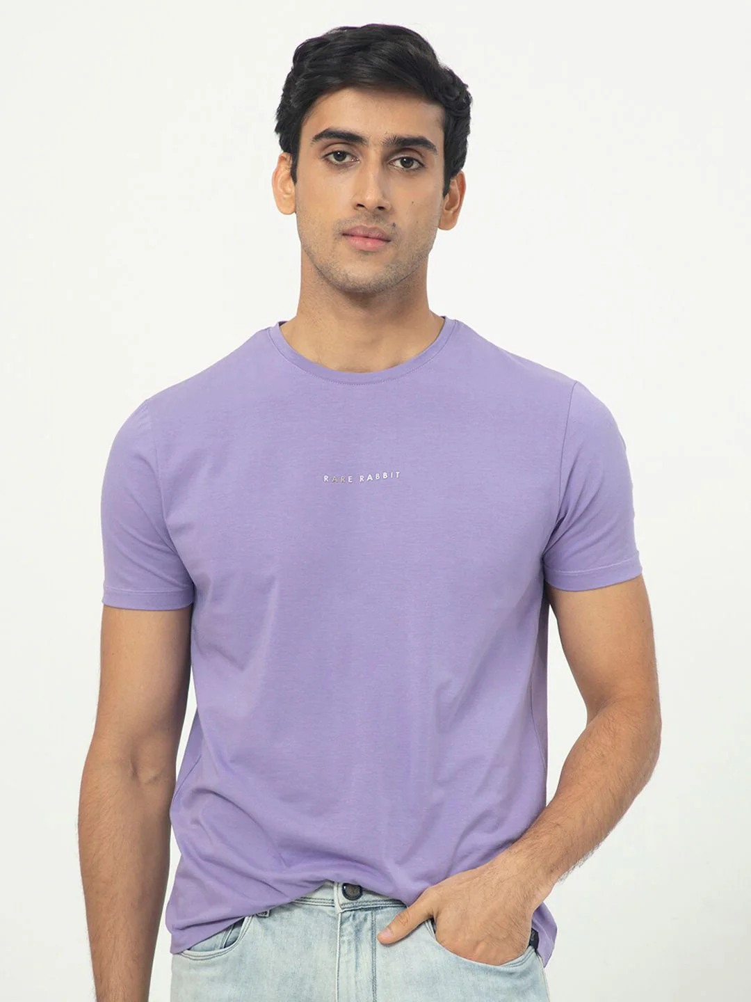 RARE RABBIT Men Rings-4 Slim Fit Solid Polo Collar T-Shirt - Image 14