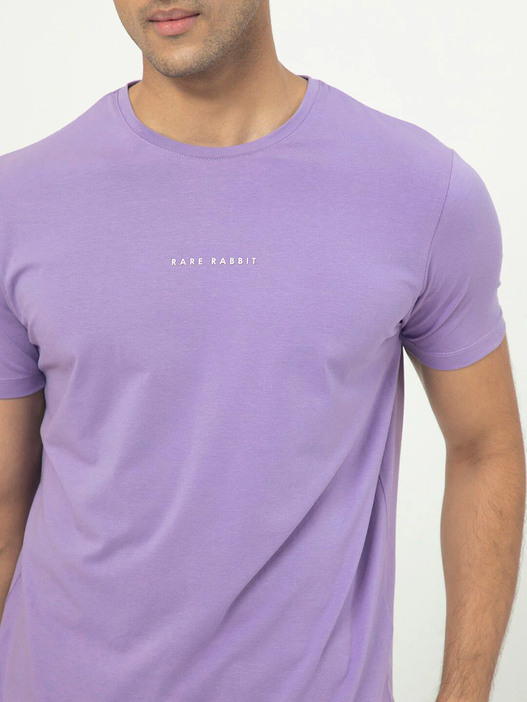 RARE RABBIT Men Rings-4 Slim Fit Solid Polo Collar T-Shirt - Image 2