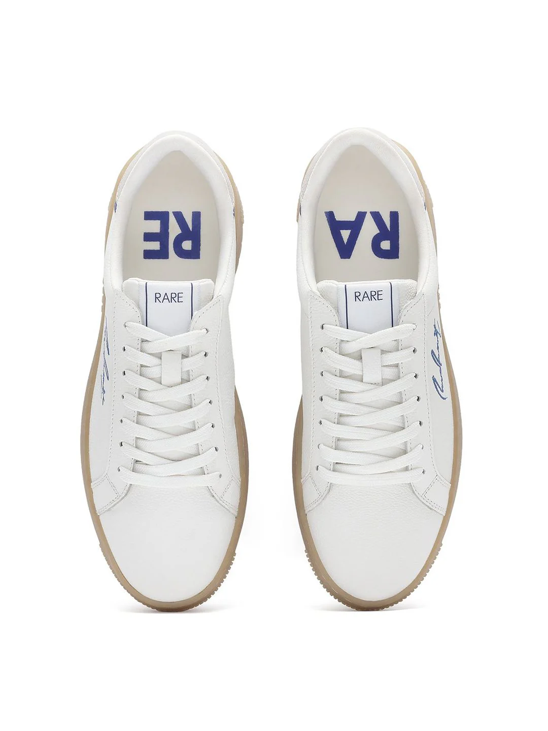 RARE RABBIT Men Round Toe Lace-Ups Leather Sneakers - Image 7
