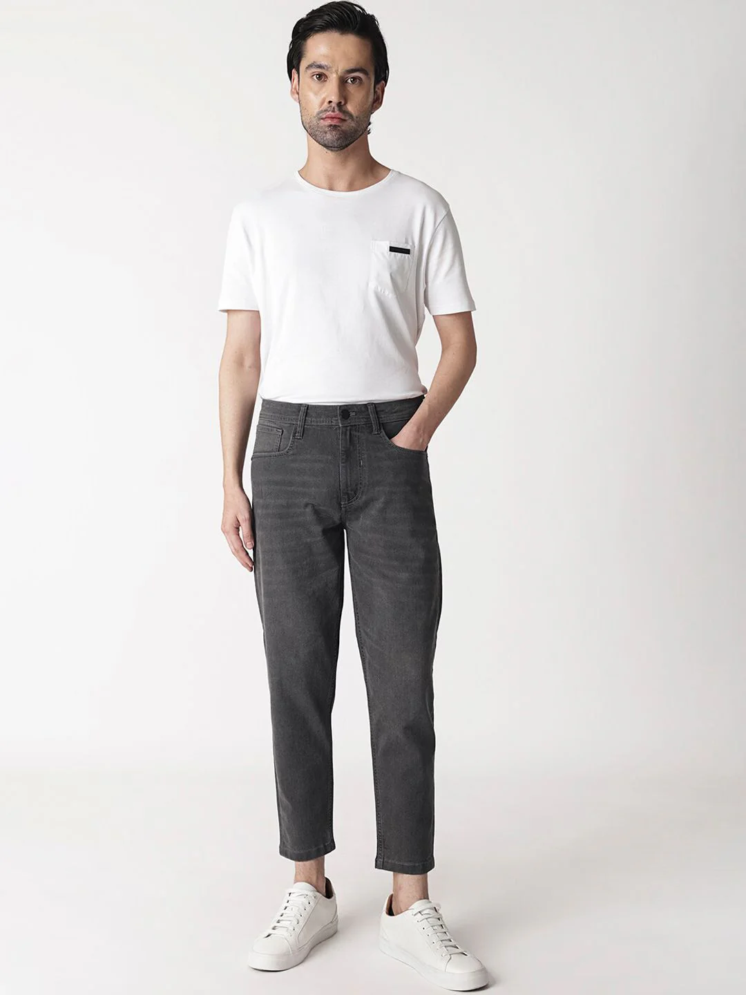 RARE RABBIT Men Sam Carrot Fit Jeans - Image 4