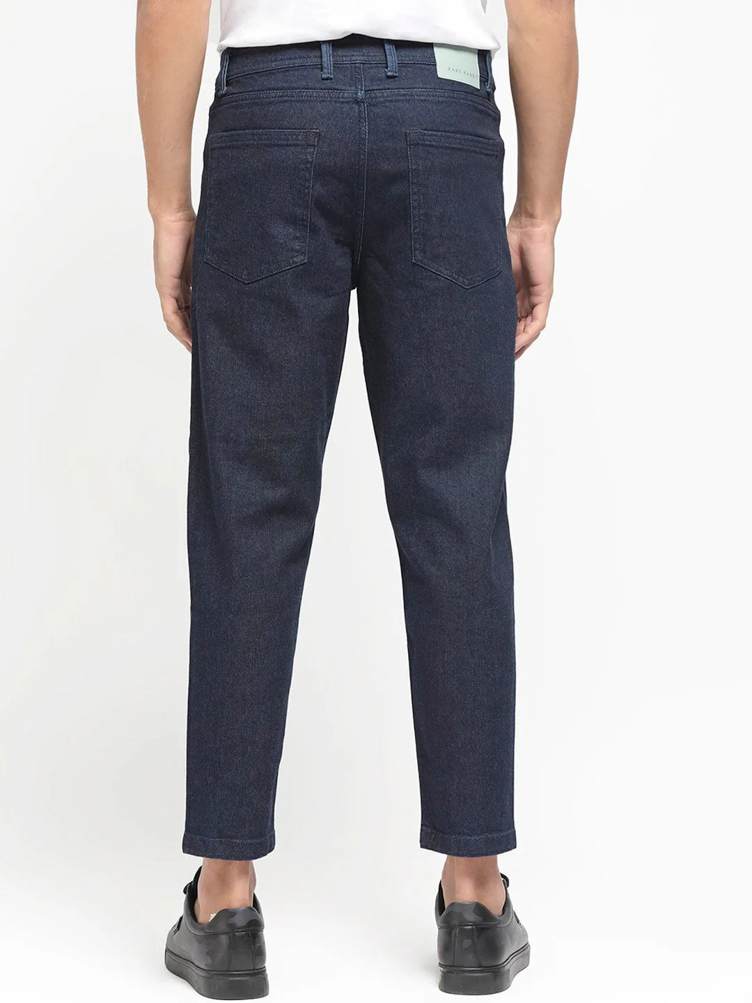 RARE RABBIT Men Sam Carrot Fit Mid-Rise Cotton Jeans - Image 5