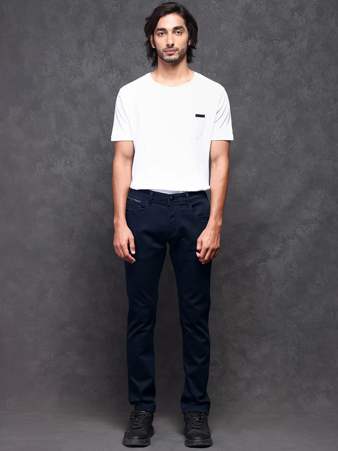 RARE RABBIT Men Satinx Slim Fit Mid-Rise Jeans - Image 4