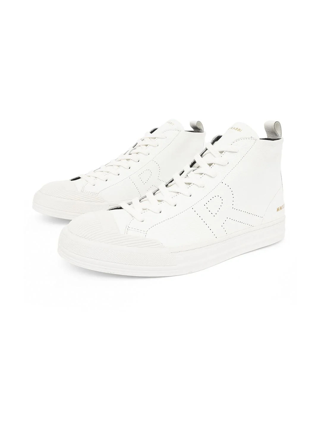 RARE RABBIT Men Sauron Hi Pro Leather High-Top Sneakers - Image 2