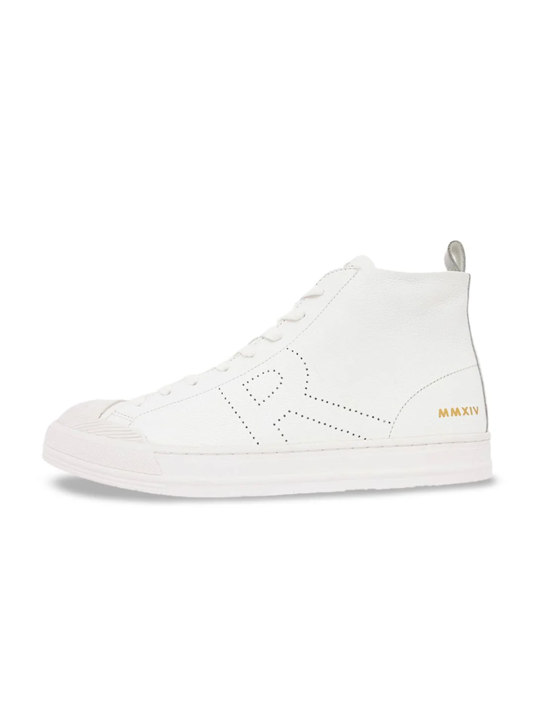 RARE RABBIT Men Sauron Hi Pro Leather High-Top Sneakers - Image 5