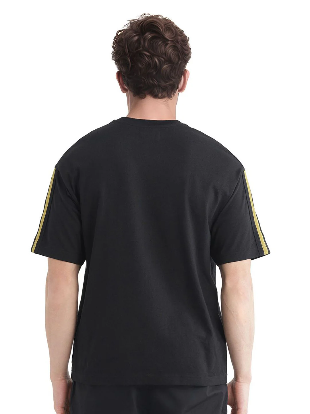 RARE RABBIT Men Striped Round Neck Cotton T-shirt - Image 6