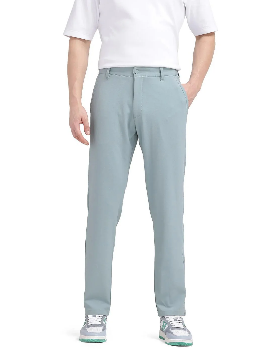 RARE RABBIT Men Tailored Chinos Trousers - Image 6