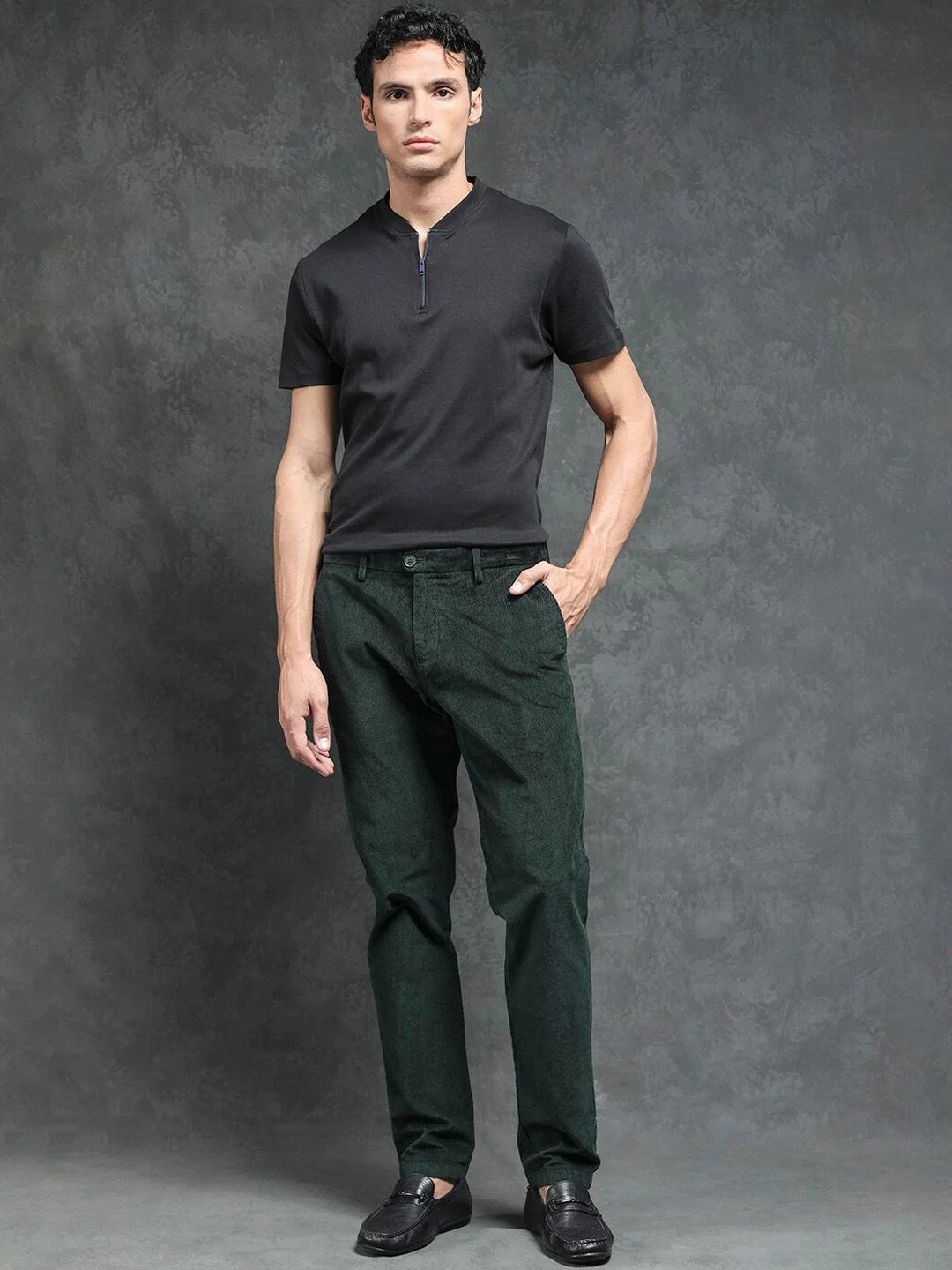 RARE RABBIT Men Upton Mid-Rise Slim Fit Joggers Trouser - Image 4