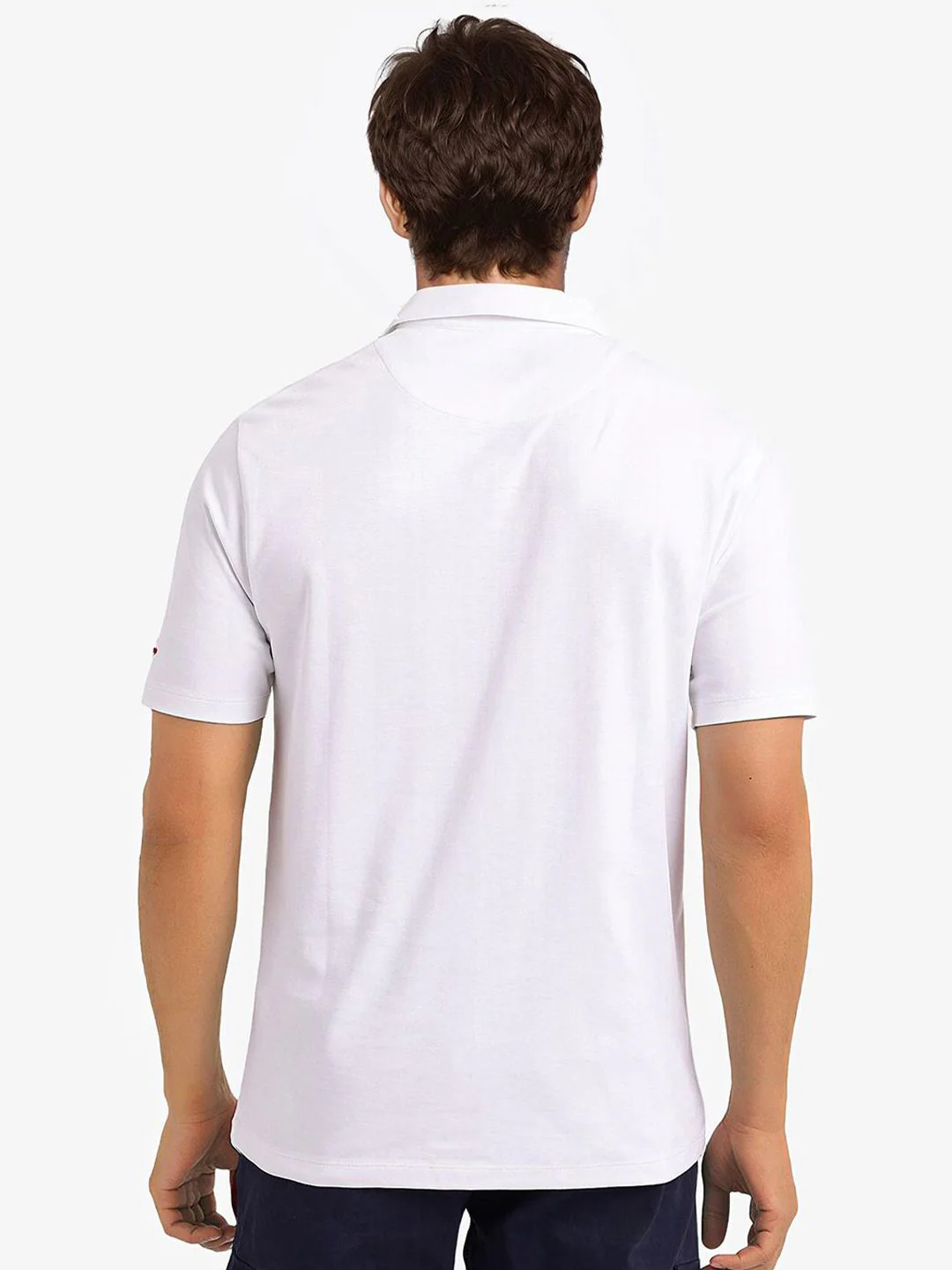 RARE RABBIT Men V-Neck Raw Edge T-shirt - Image 4
