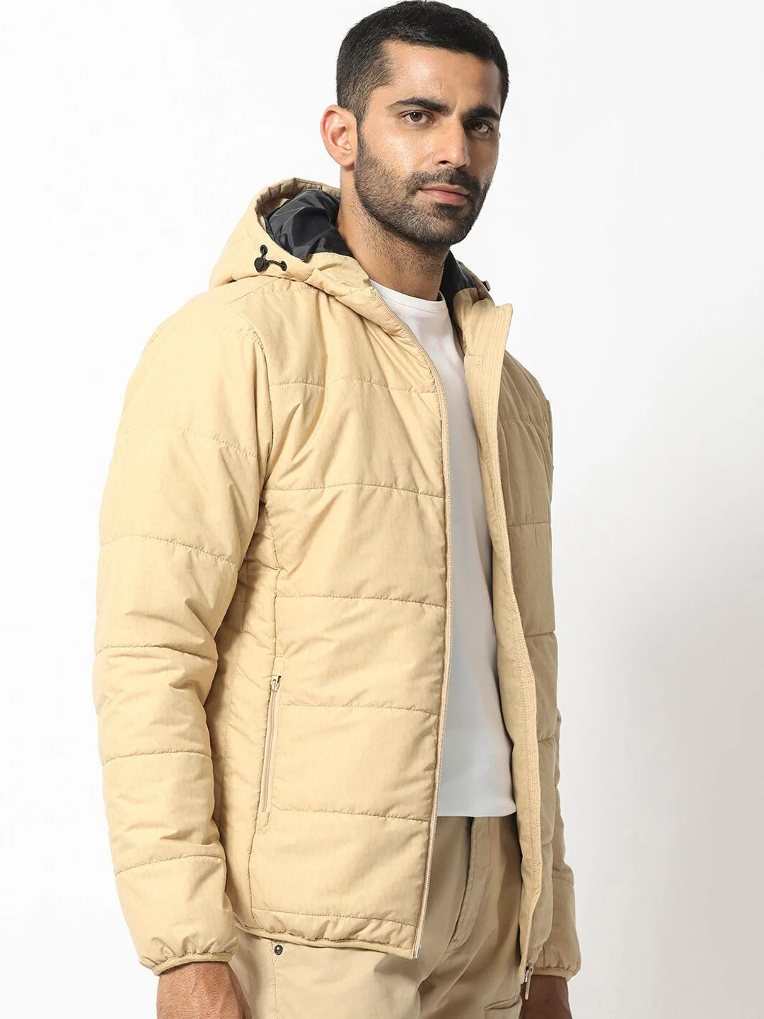 RARE RABBIT Men Vasto Puffer Hooded Neck Jacket - Image 3
