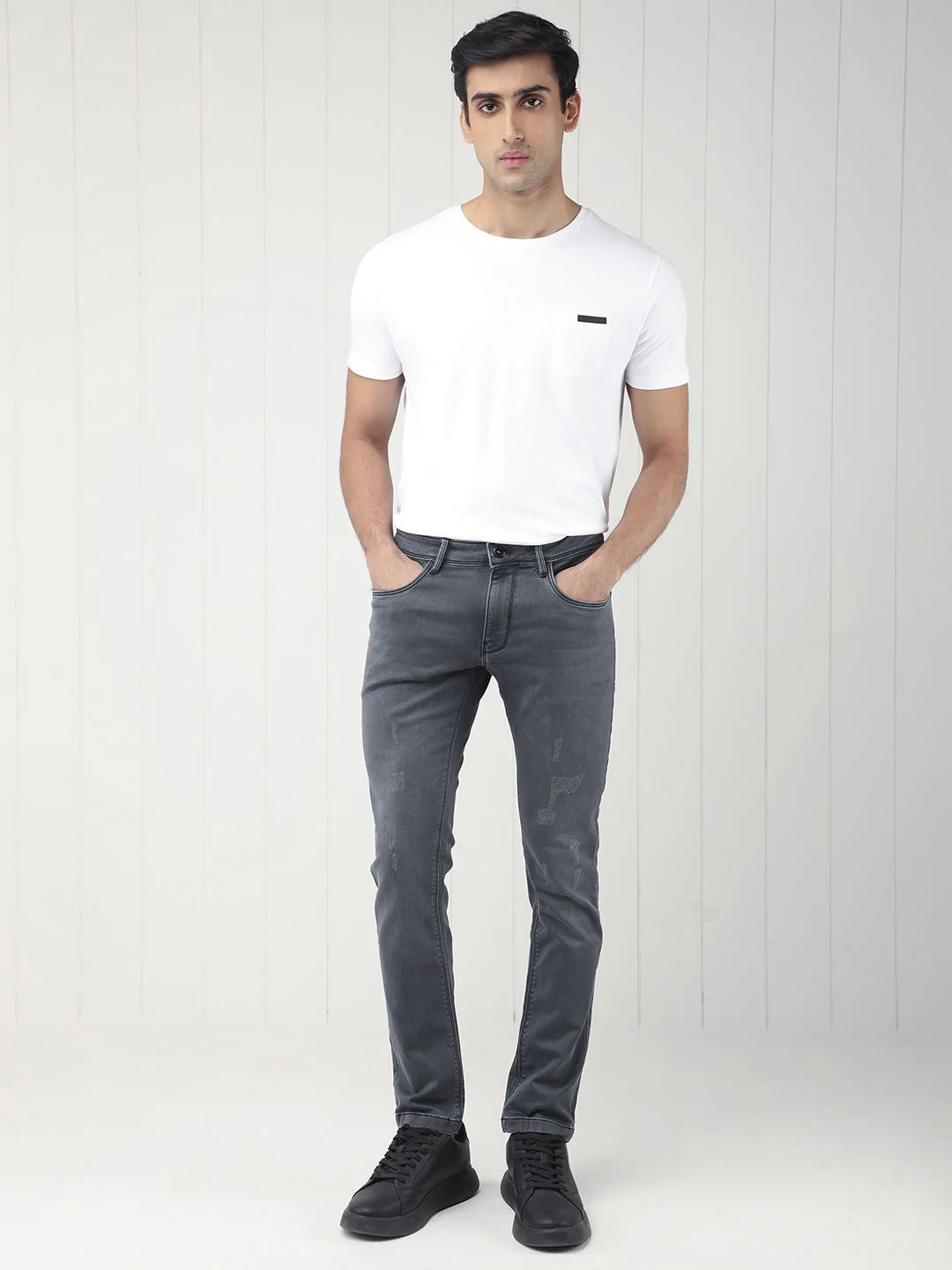 RARE RABBIT Men Velles Slim Fit Cotton Jeans - Image 4
