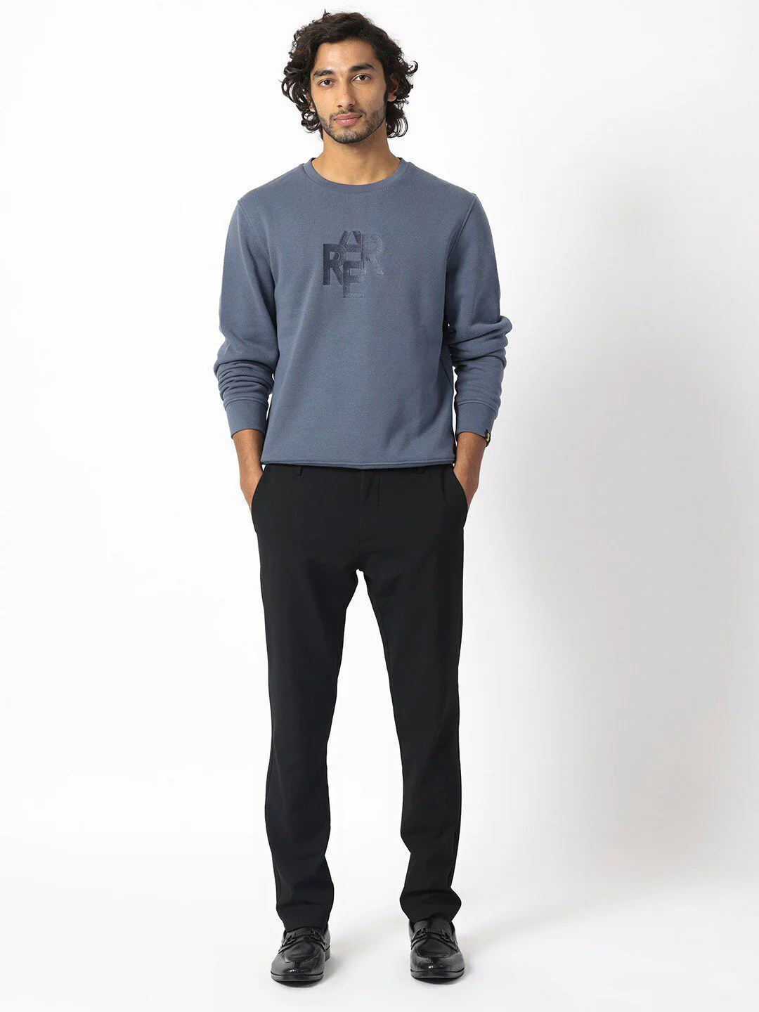 RARE RABBIT Men Verano Typography Printed Sweatshirt - Image 6