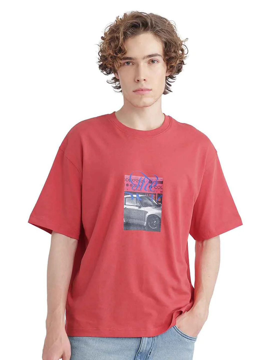 RARE RABBIT Printed Baggy T-shirt - Image 2