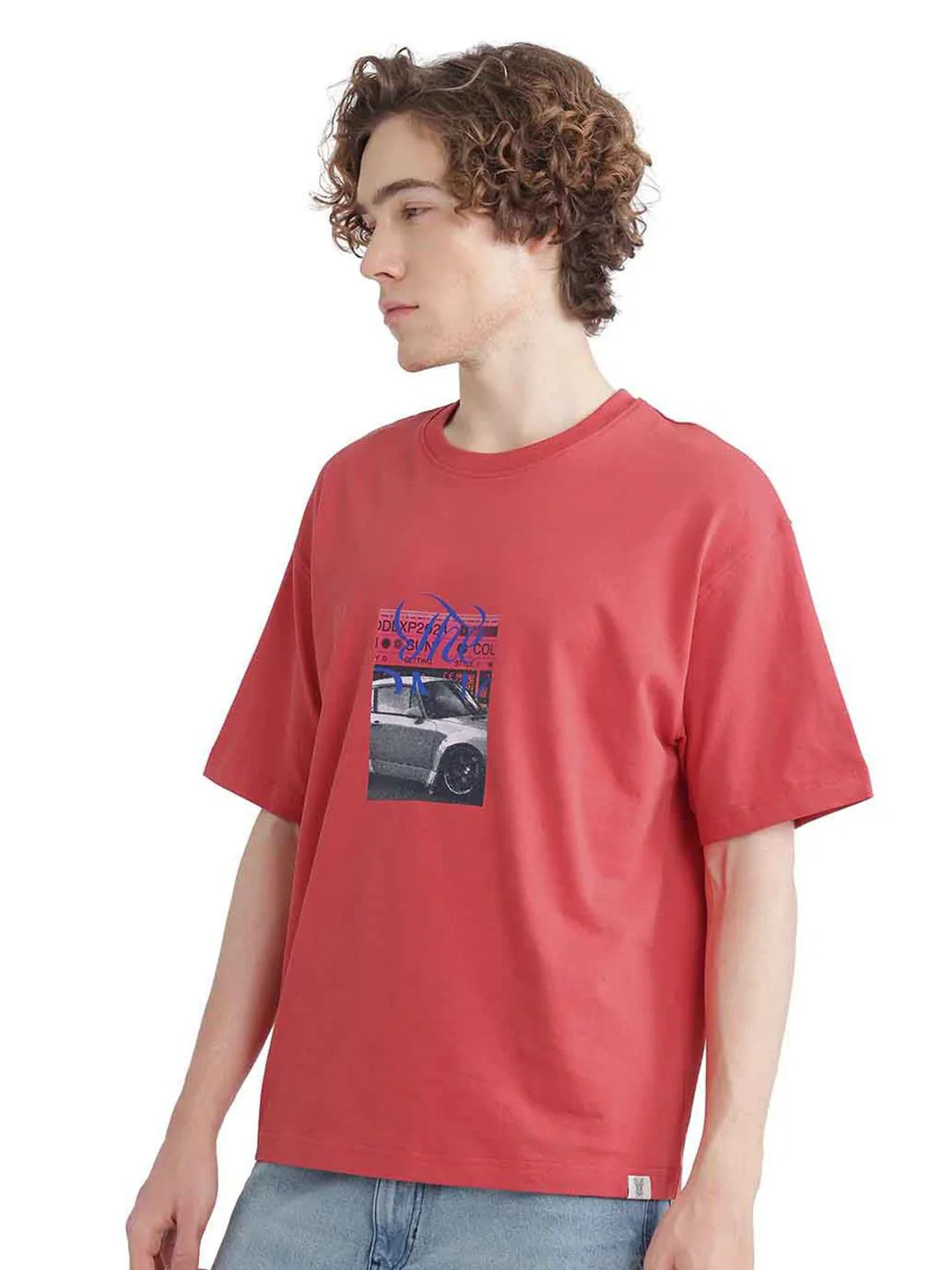 RARE RABBIT Printed Baggy T-shirt - Image 4