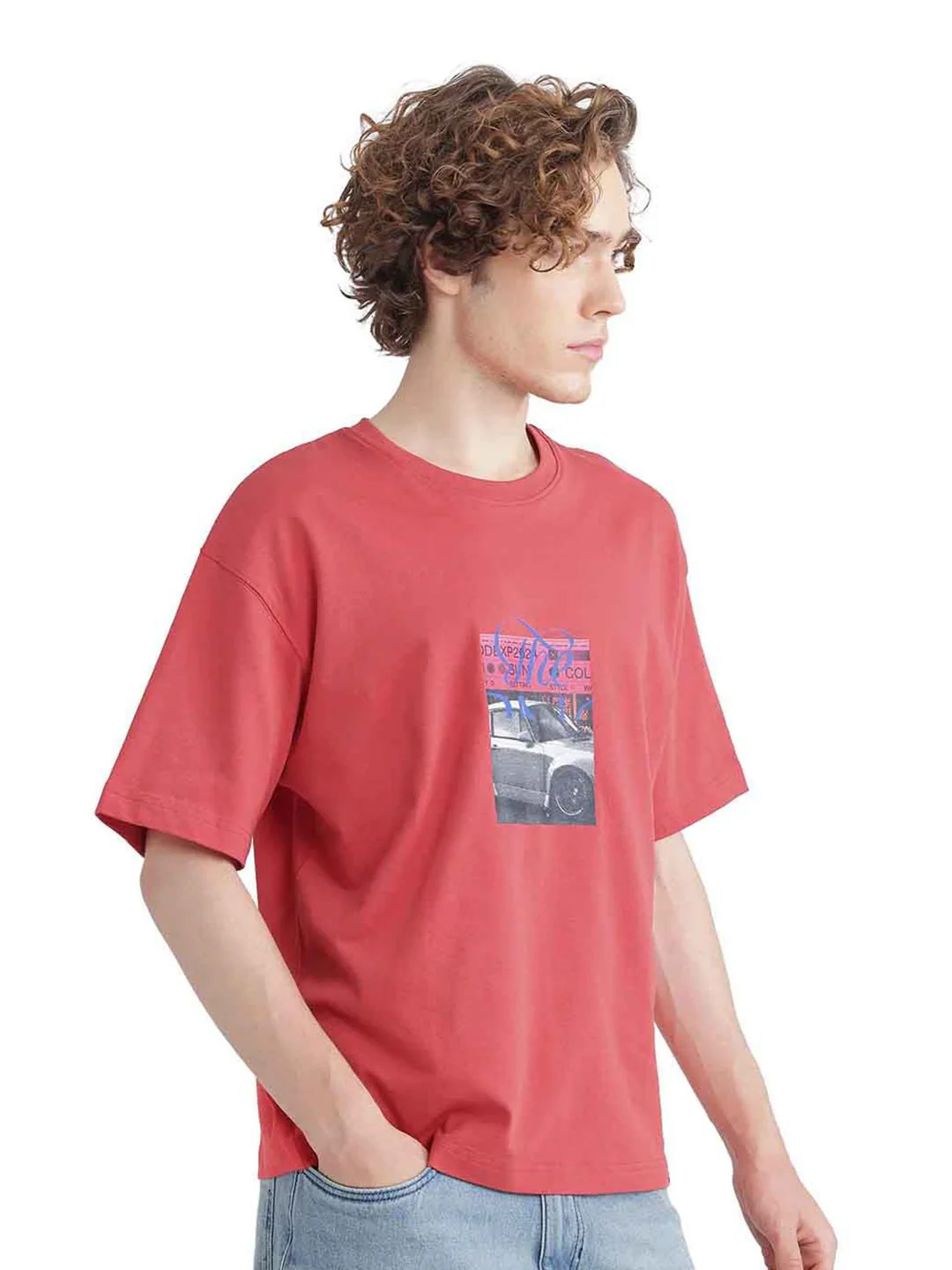 RARE RABBIT Printed Baggy T-shirt - Image 5