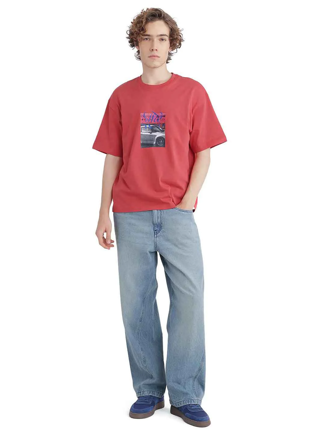 RARE RABBIT Printed Baggy T-shirt - Image 7