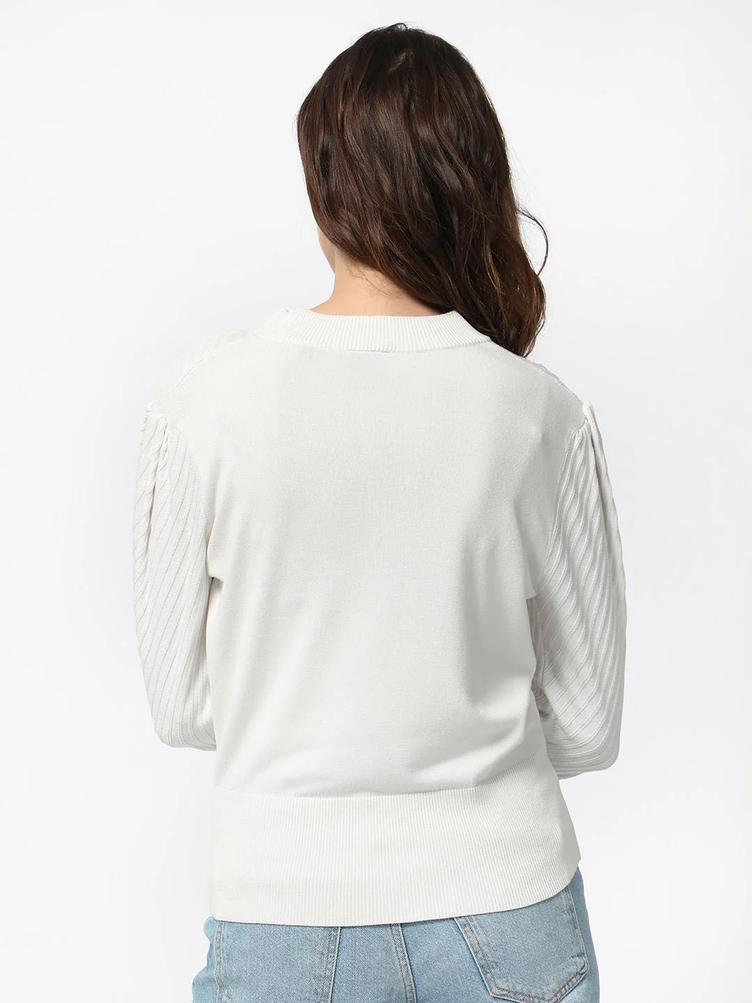 RAREISM Basic Sweater With Cuff Detail - Image 4