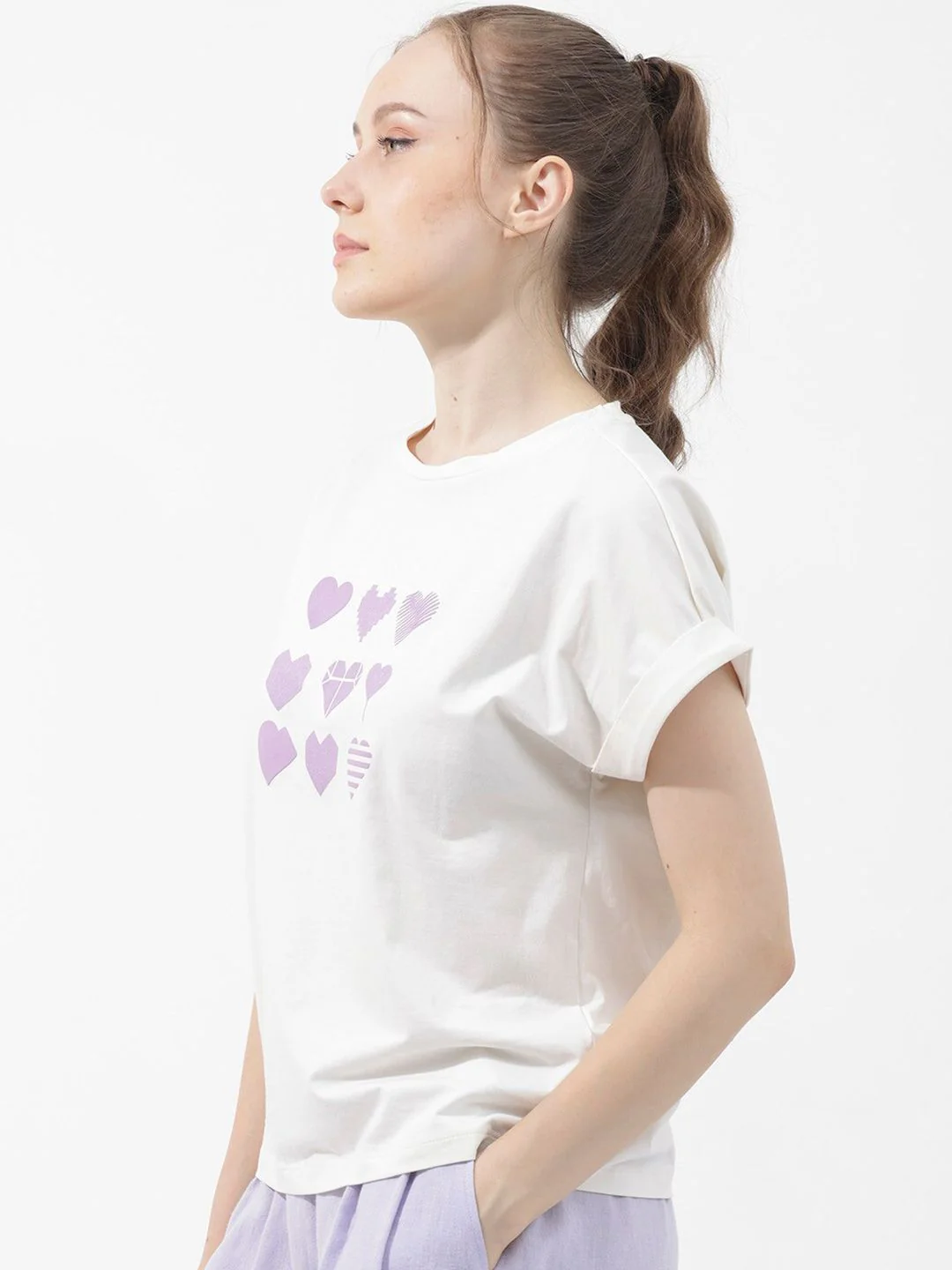 RAREISM Conversational Printed Extended Sleeves T-shirt - Image 4