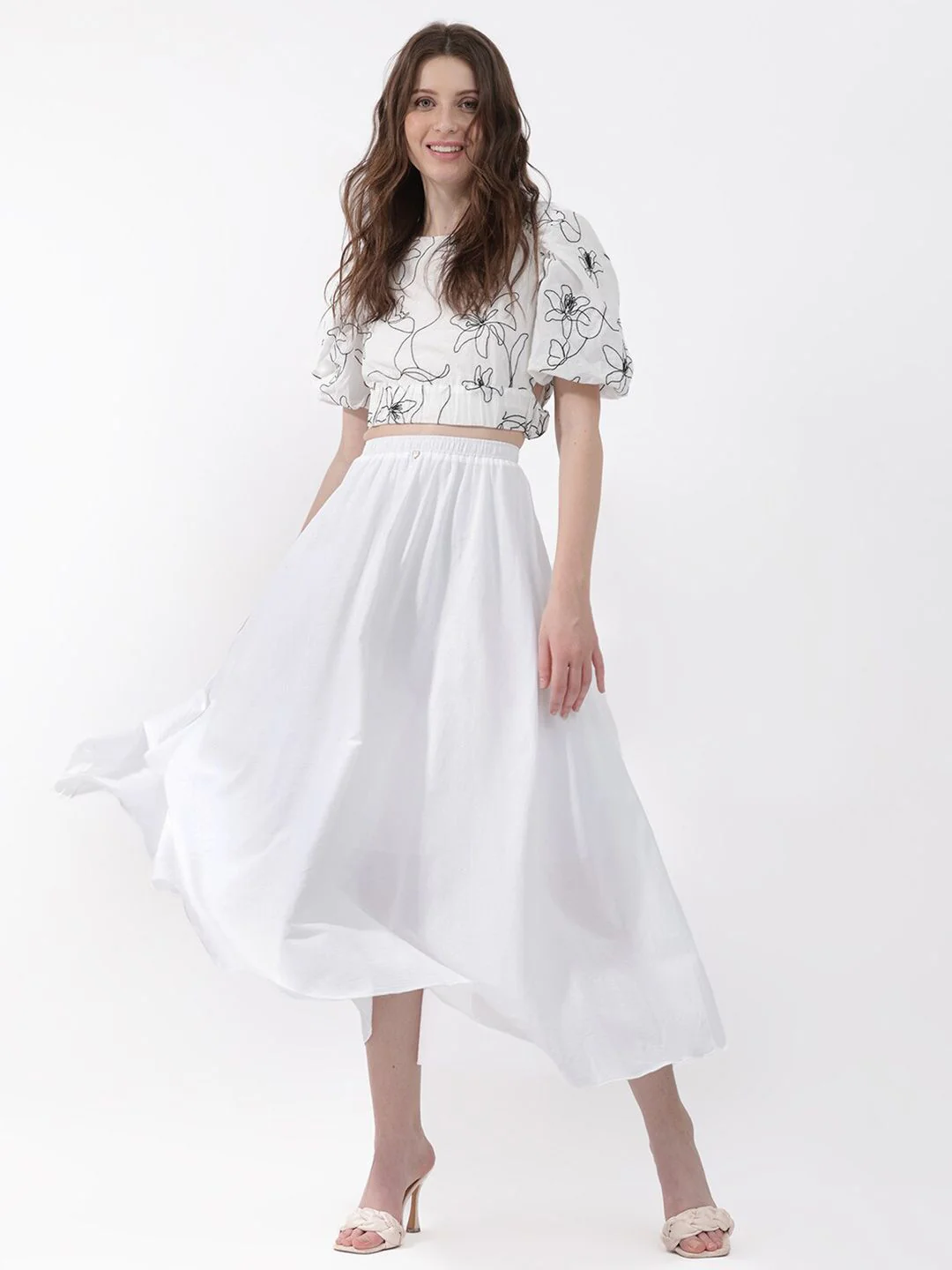 RAREISM Flared Midi Skirts - Image 6