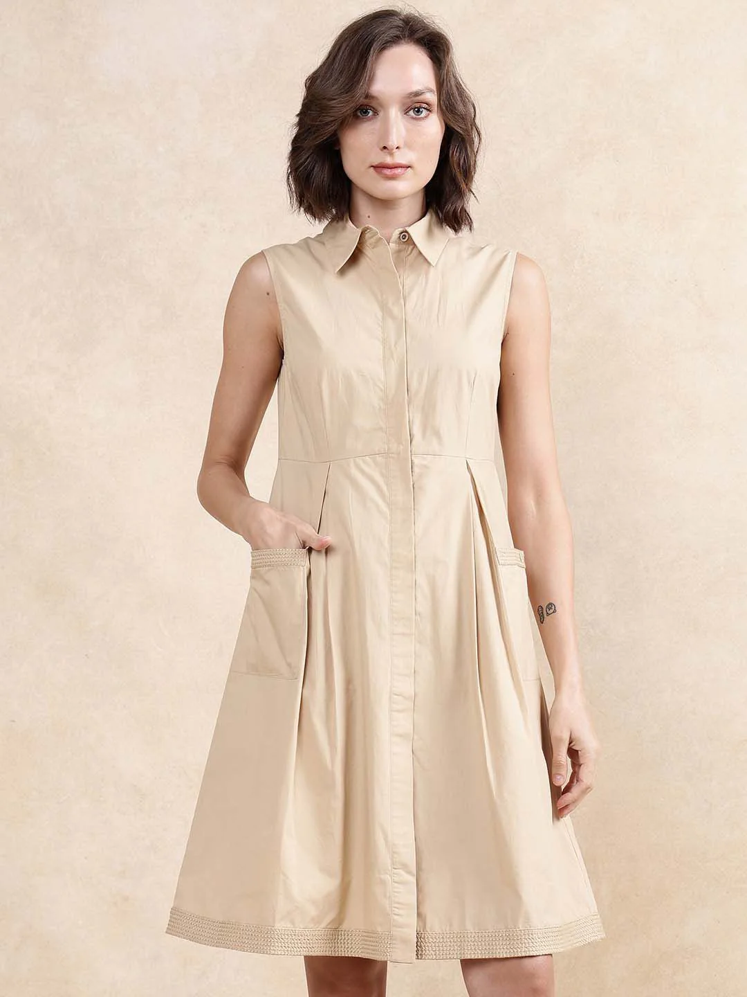 RAREISM Formal A-Line Midi Dress - Image 2