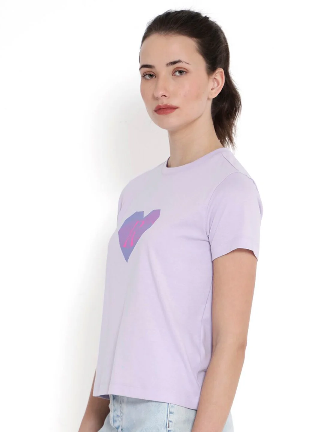 RAREISM Lee Graphic Printed Round Neck Cotton T-shirt - Image 4