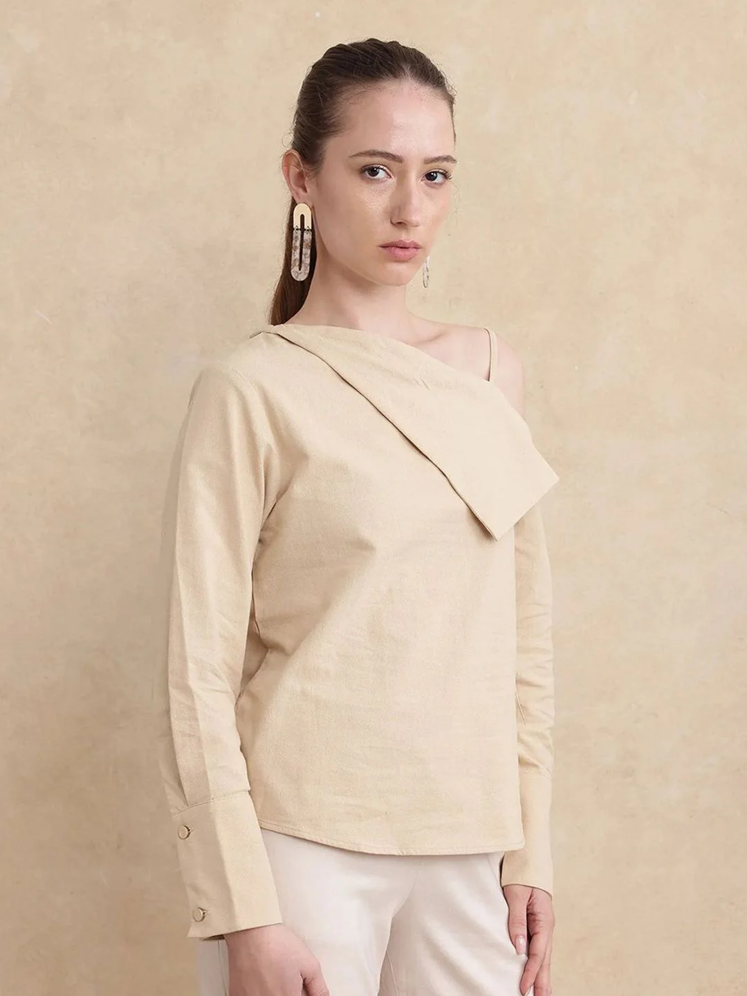 RAREISM Nimlu Women Light Sand Top - Image 3