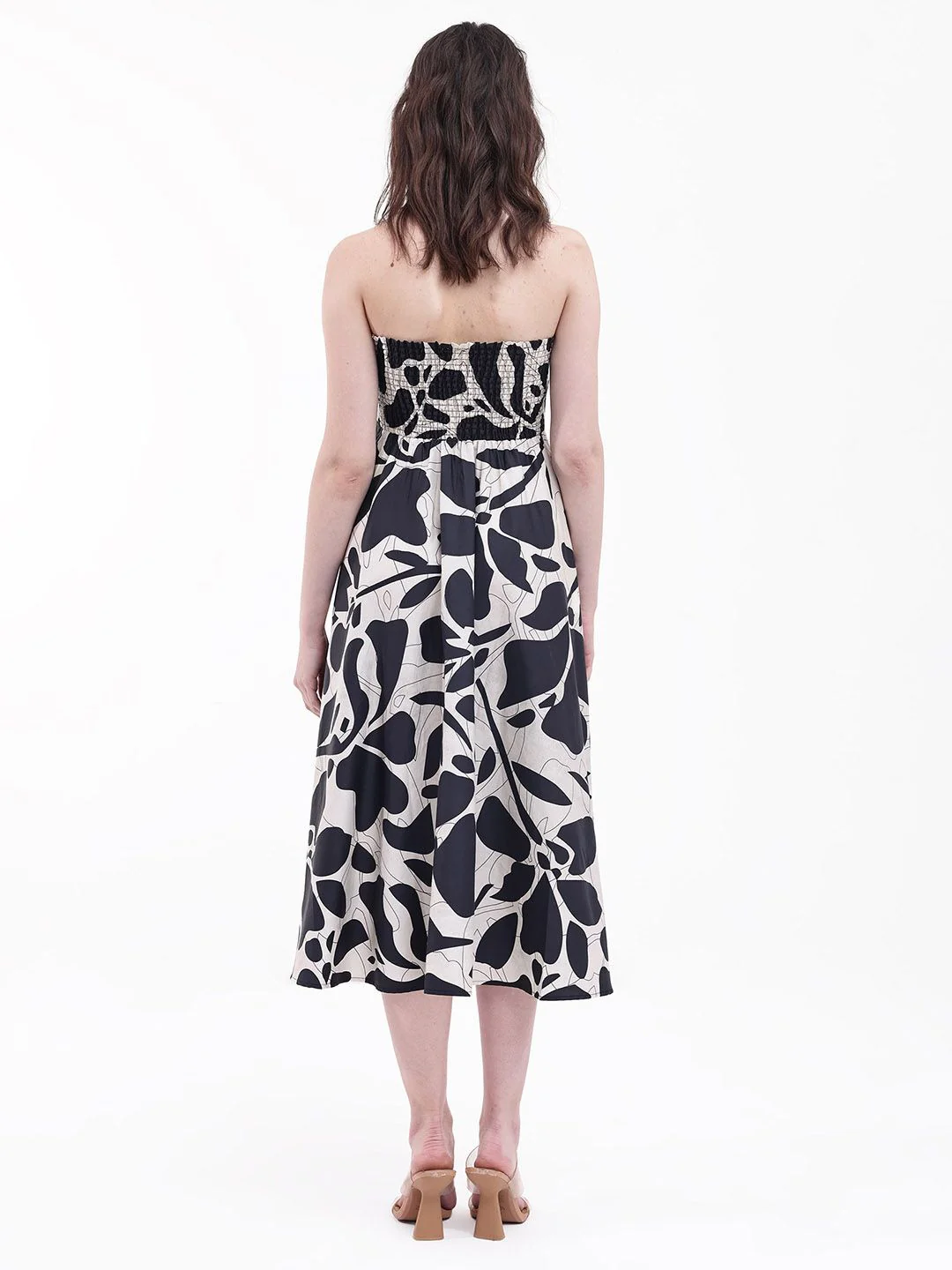 RAREISM Print A-Line Midi Dress - Image 5