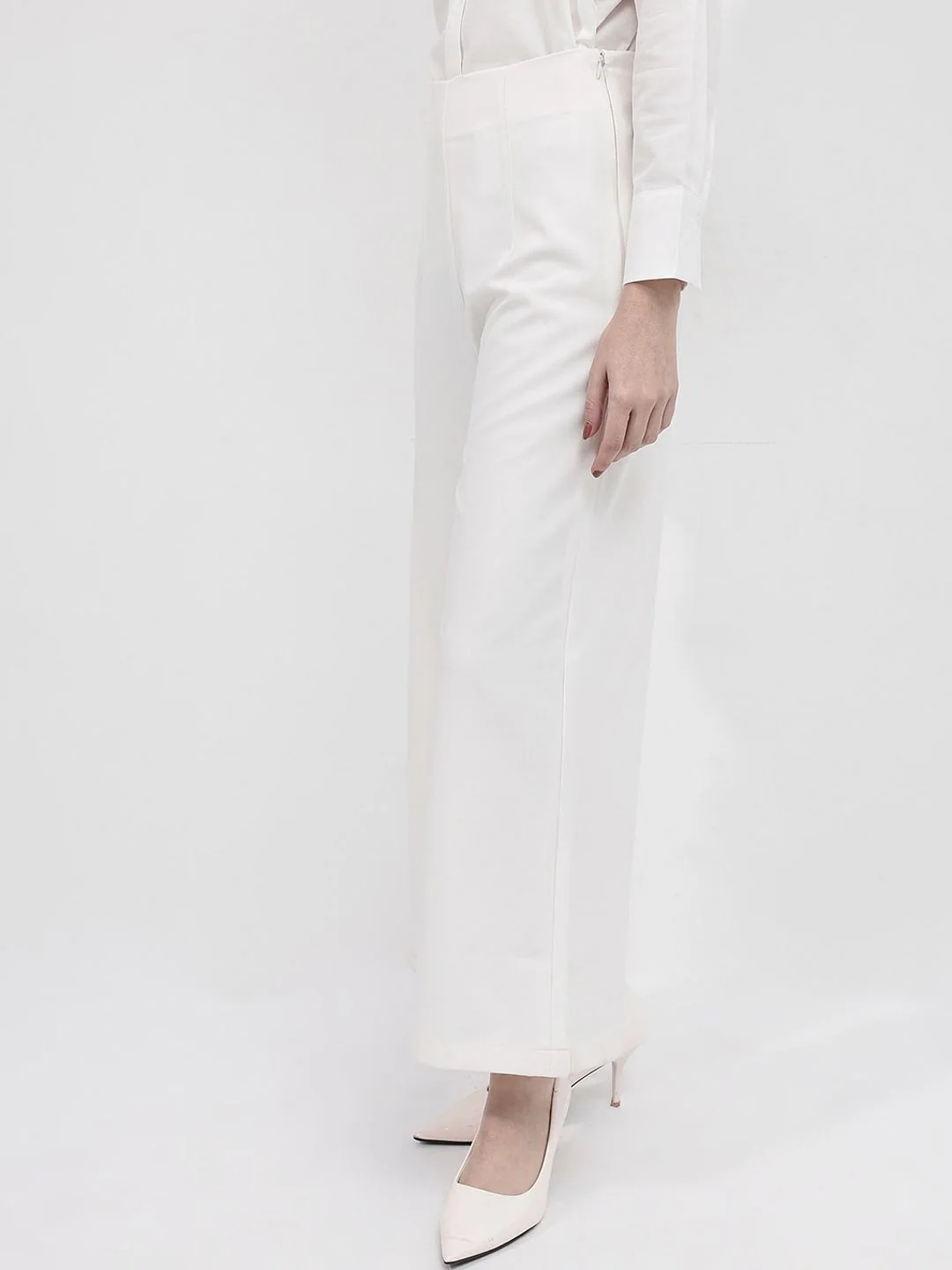 RAREISM Regular Fit Comfort Cotton High-Rise Parallel Trousers - Image 3