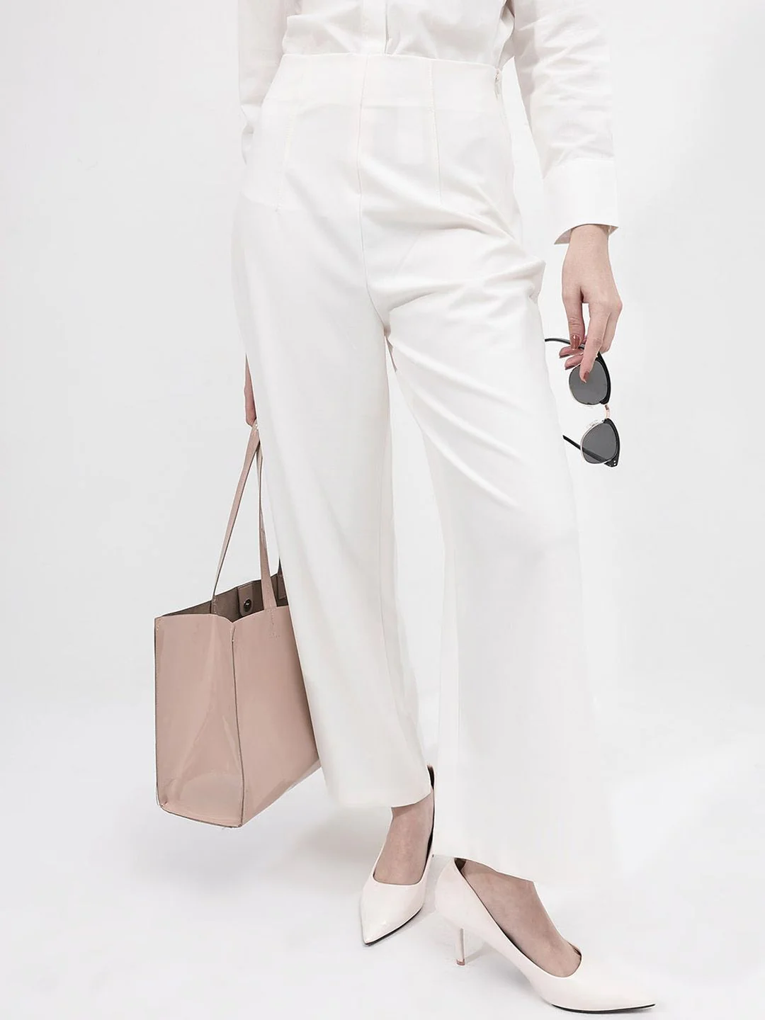 RAREISM Regular Fit Comfort Cotton High-Rise Parallel Trousers - Image 4