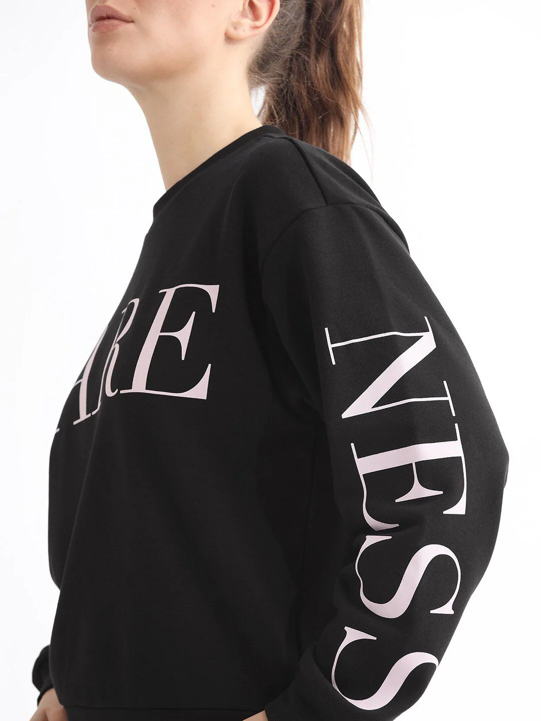 RAREISM Typographic Printed Cotton Sweatshirt - Image 2
