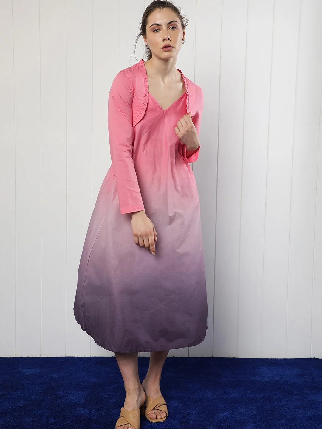 RAREISM Pure Cotton Crop Open Front Shrug - Image 4