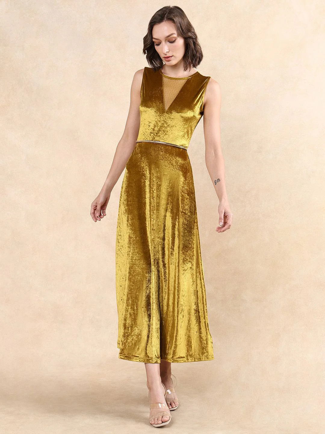 RAREISM Women Fit & Flare Cotton Dress