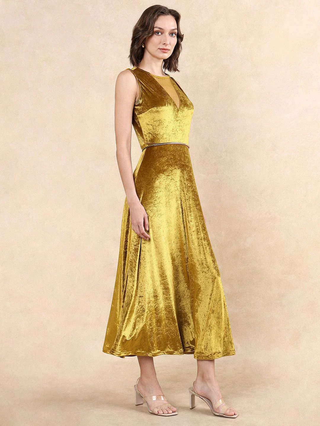 RAREISM Women Fit & Flare Cotton Dress - Image 3