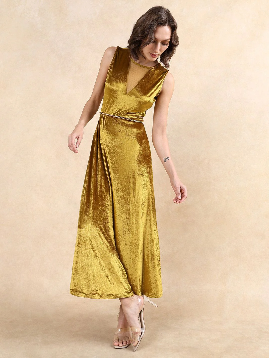 RAREISM Women Fit & Flare Cotton Dress - Image 6