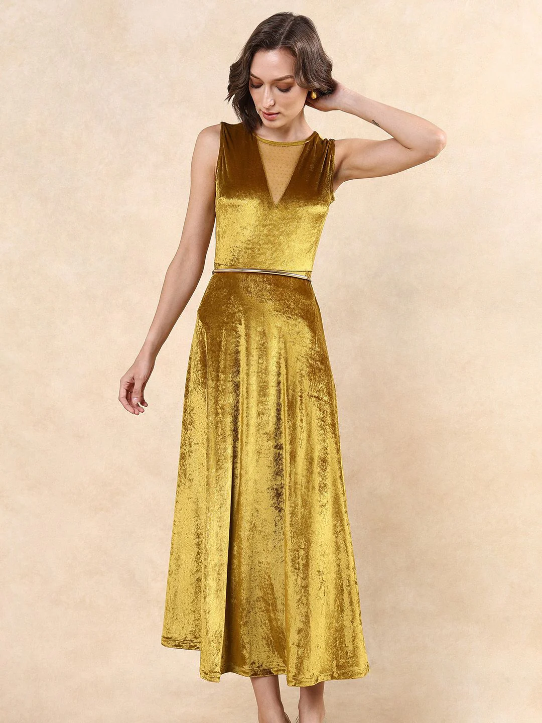 RAREISM Women Fit & Flare Cotton Dress - Image 7