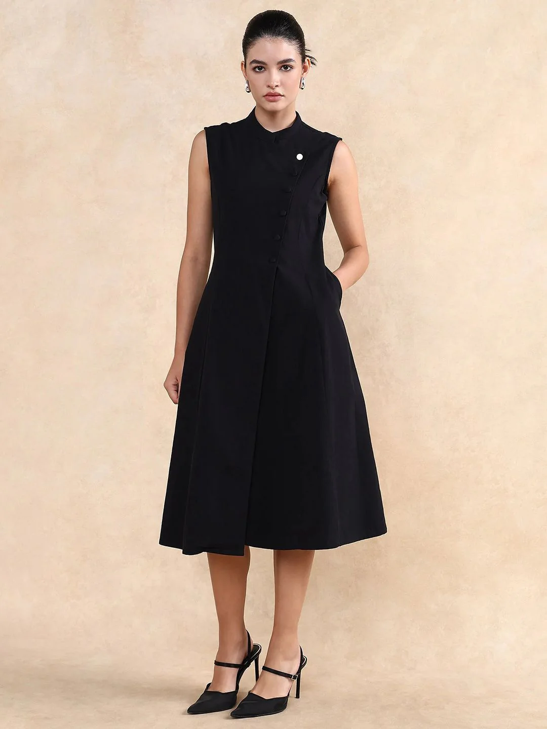 RAREISM Women Formal A-Line Midi Dress