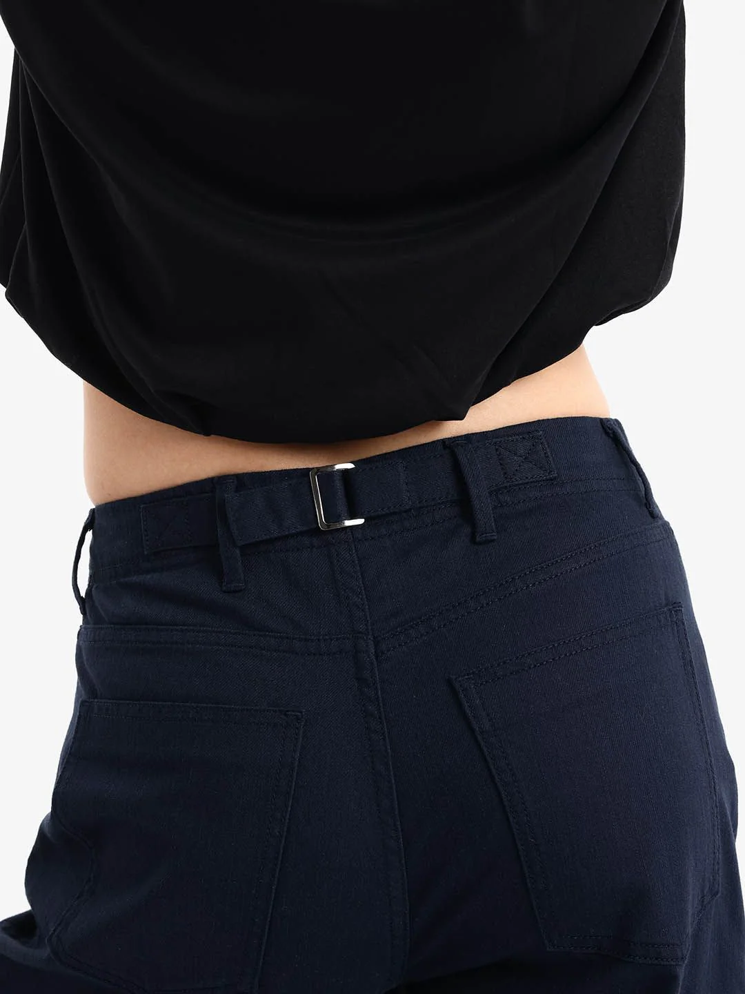 RAREISM Women Loose Fit High-Rise Cargos Trousers - Image 6