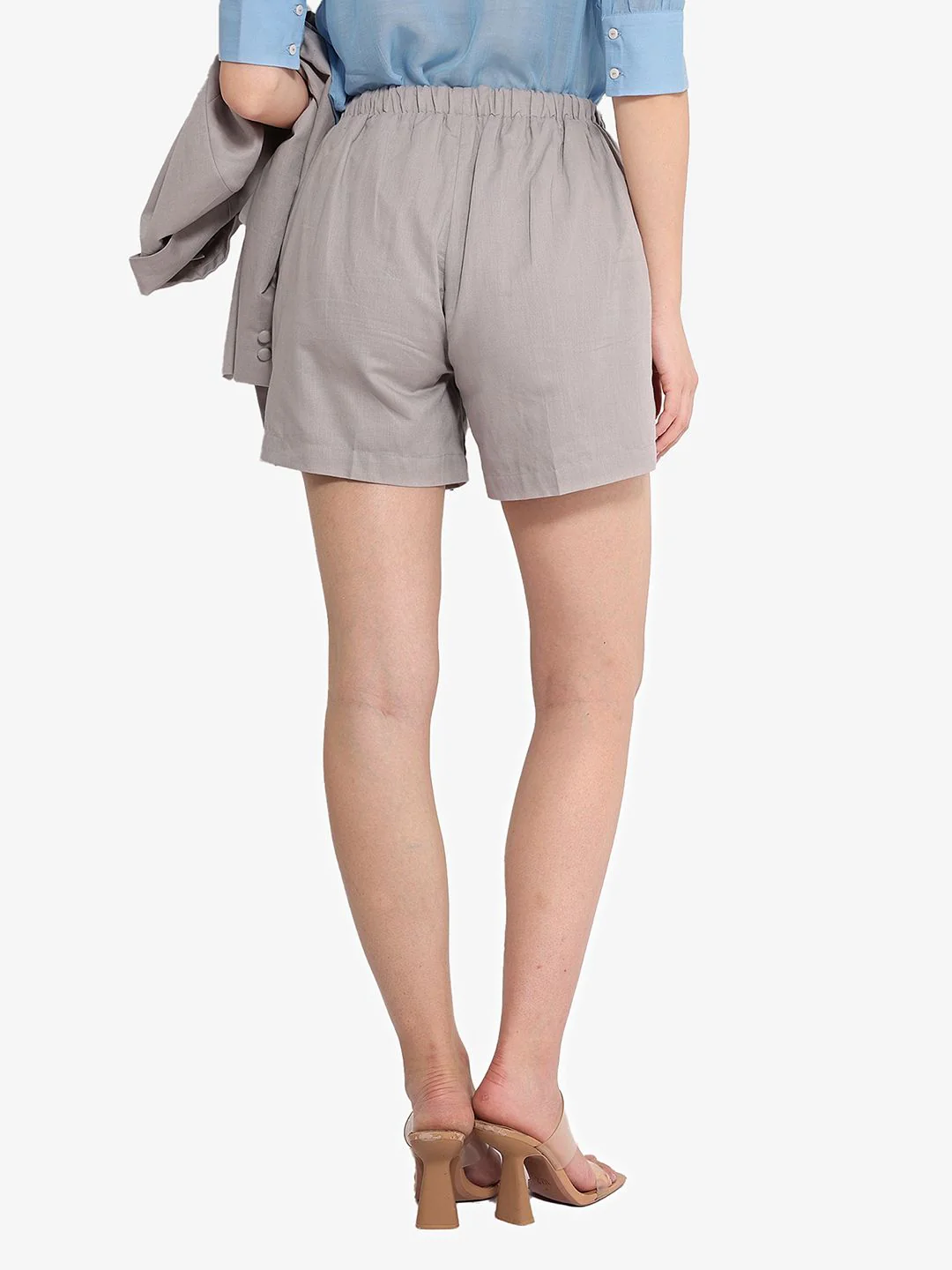 RAREISM Women Mid-Rise Cotton Shorts - Image 5