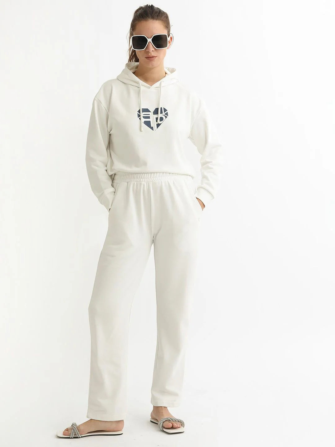 RAREISM Women Mid Rise Parallel Trousers
