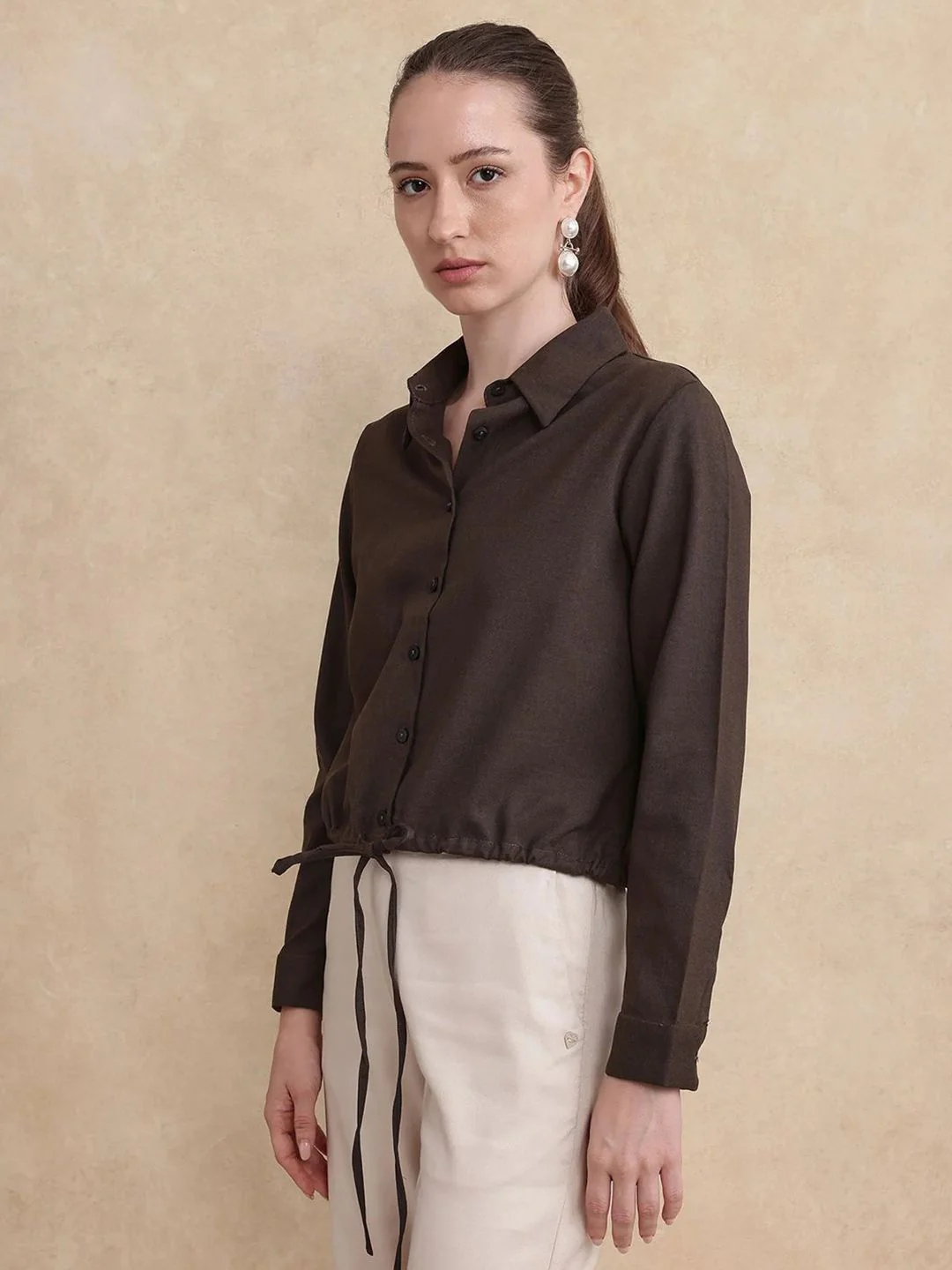 RAREISM Women Shirt Collar Shirt Style Tops - Image 4