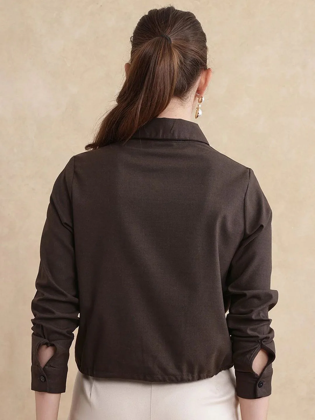 RAREISM Women Shirt Collar Shirt Style Tops - Image 6