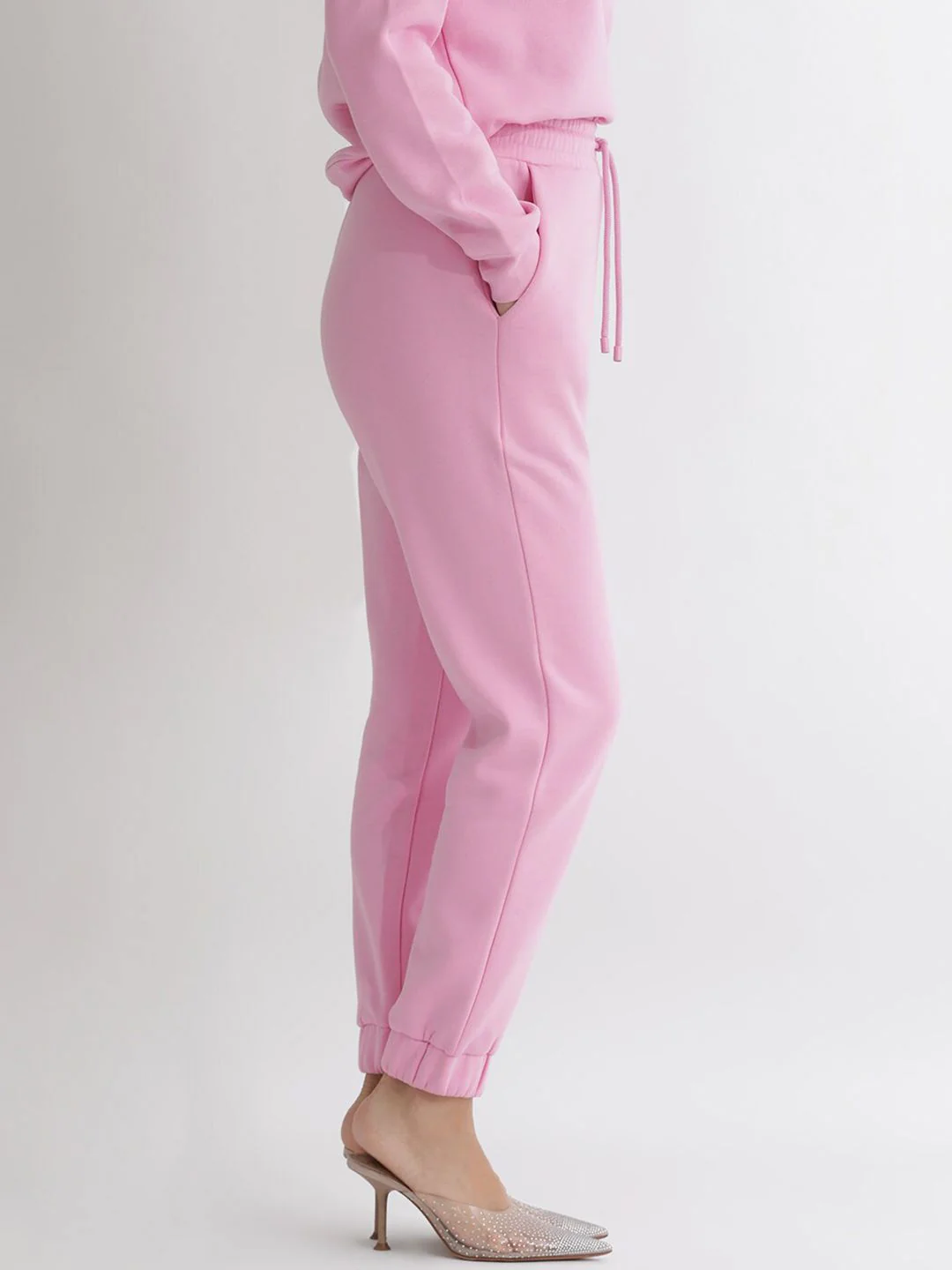 RAREISM Women Slim-Fit Mid-Rise Cotton Joggers - Image 3