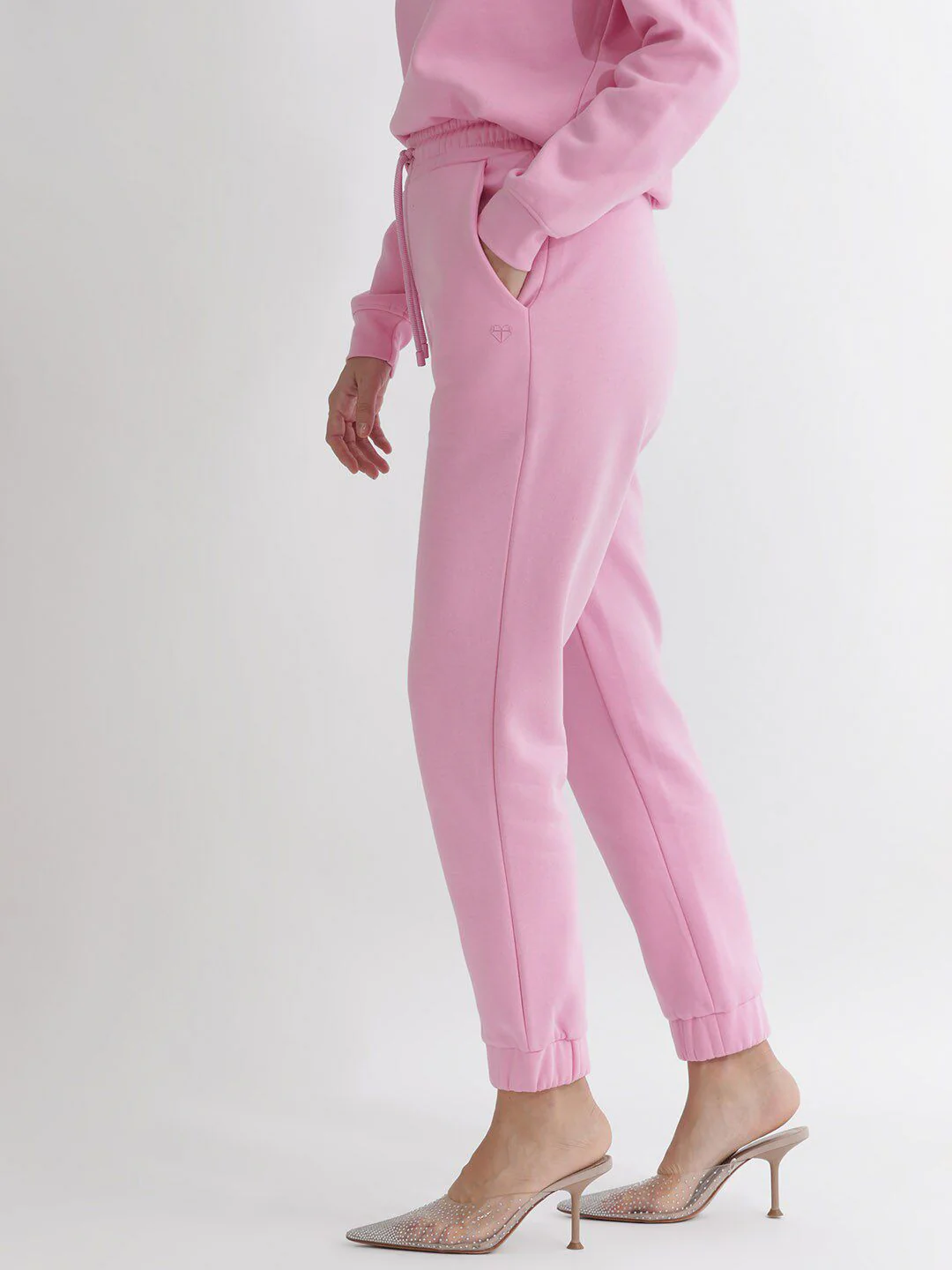 RAREISM Women Slim-Fit Mid-Rise Cotton Joggers - Image 5