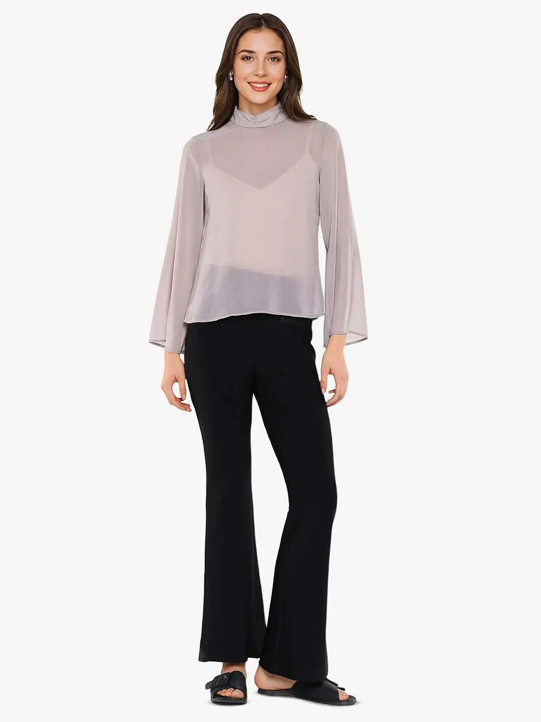 RAREISM Women Solid High Neck Top - Image 6