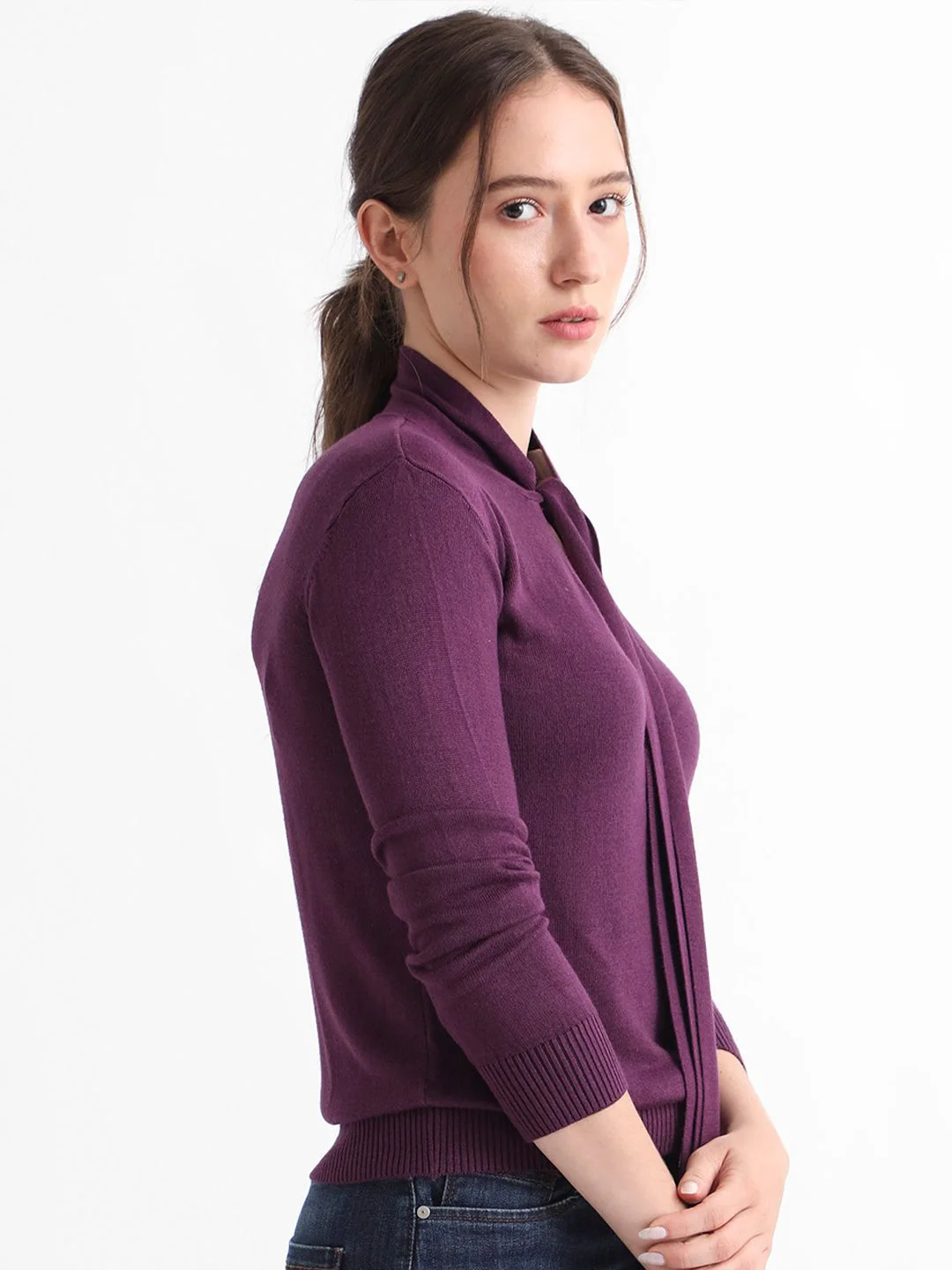RAREISM Women Solid Pullover - Image 5